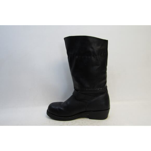 Cody James Mens Size 13 D Black Leather Buckle Cowboy Motorcycle Boots main image 5